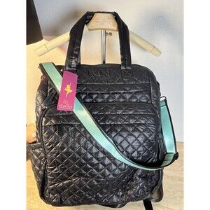 SO DANCA Tiler Peck Cali Design NWT QUILTED Black Backback Travel Gym Dance Bag